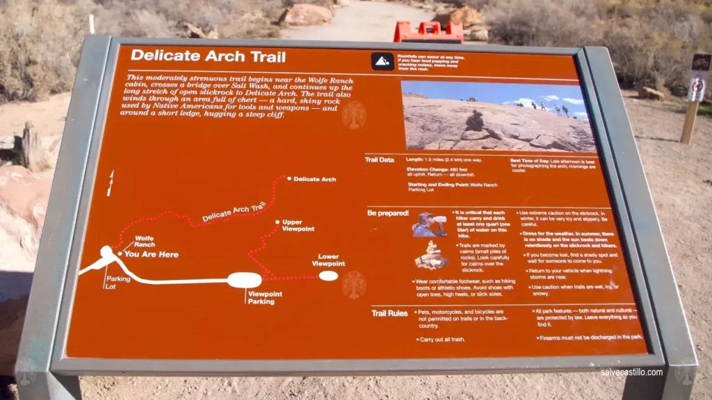 EEUU Utah Arches Delicate Arch Trail