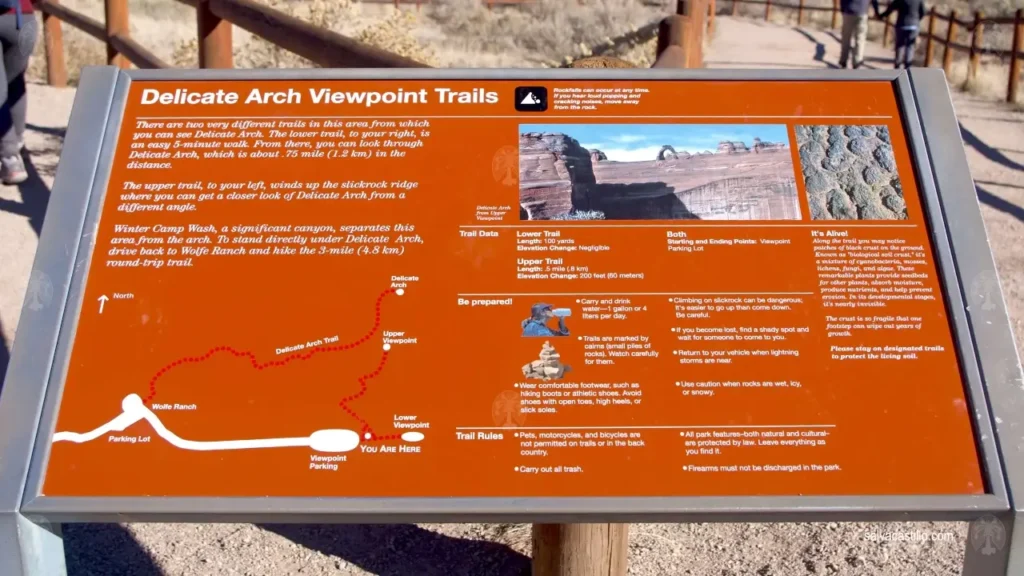 EEUU Utah Arches Delicate Arch Viewpoint Trail