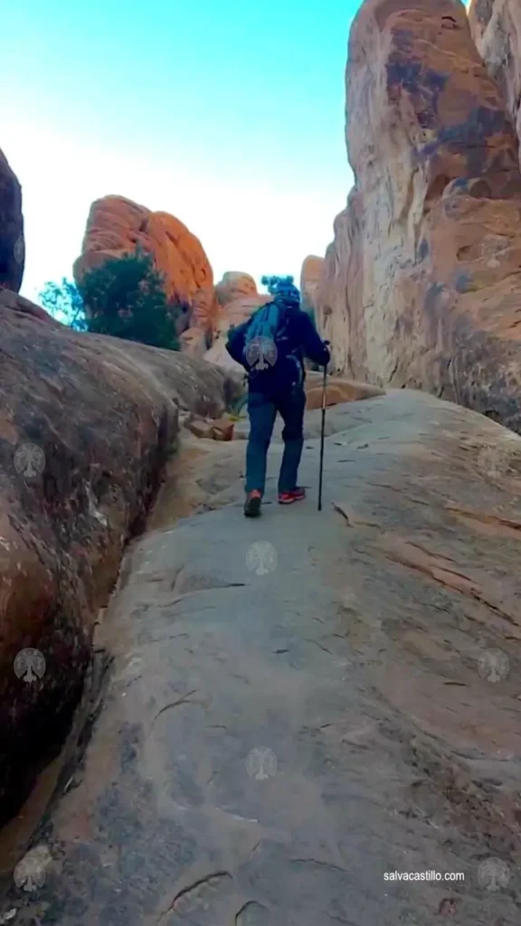 EEUU Utah Arches Mountain Trail