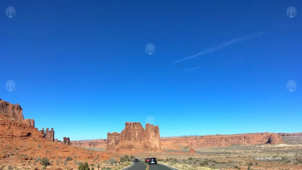 EEUU Utah Arches Arriving